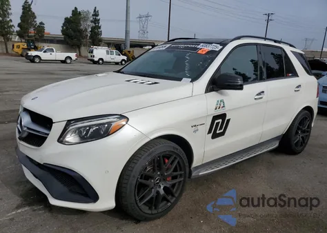 2017 Mercedes-Benz Gle 63 Amg-S 4Matic из США, поврежденный, VIN 4JGDA7FB6HA830886